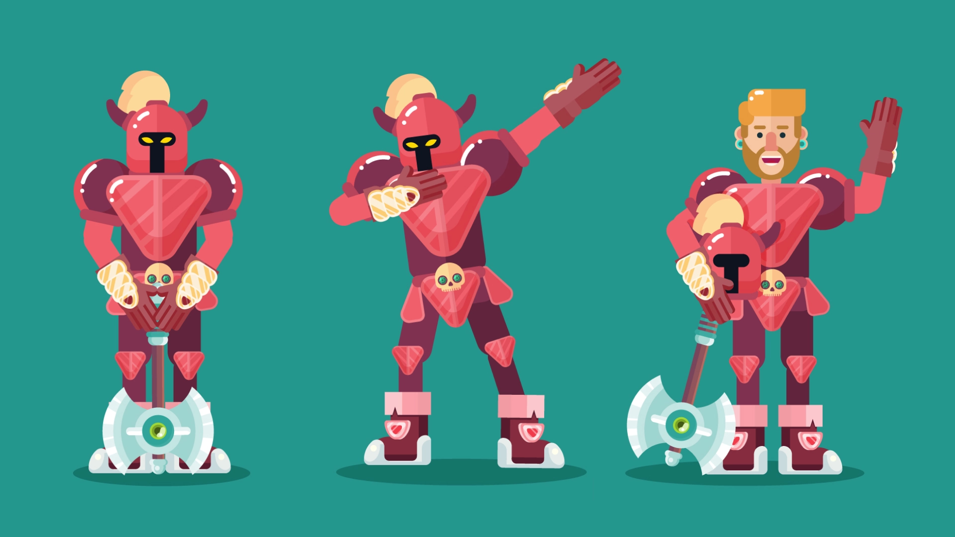 2D character knight