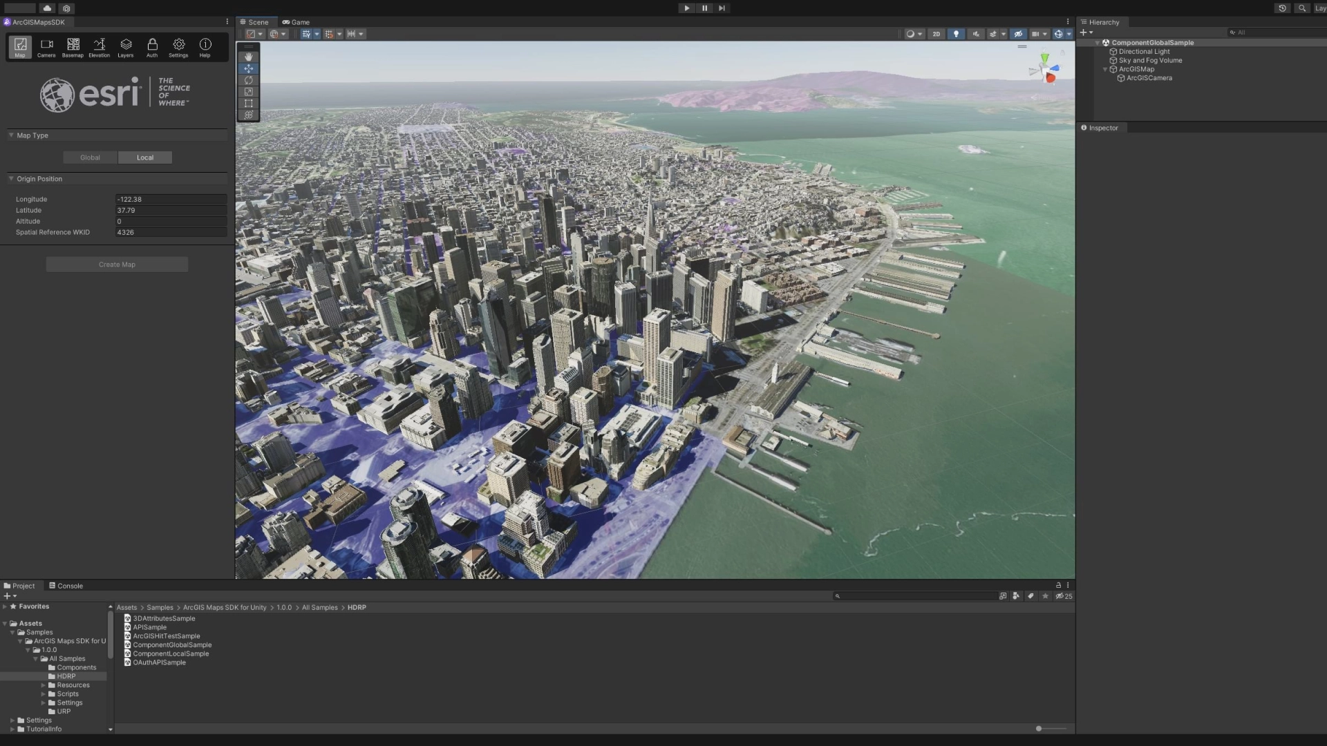 Unity interface map 2